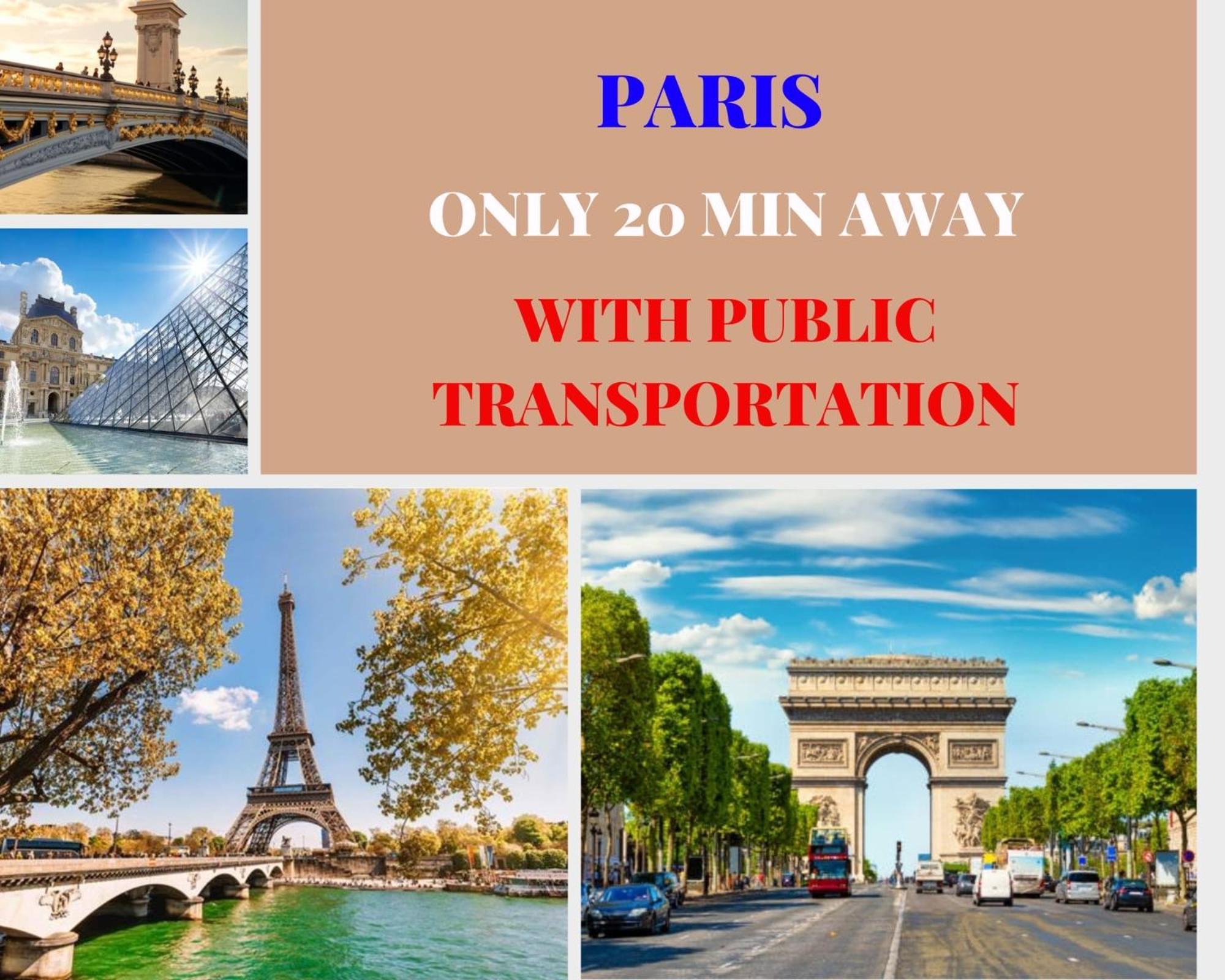 דירות דראנסי L'Eiffel - Self Checking, 20Min From Paris מראה חיצוני תמונה